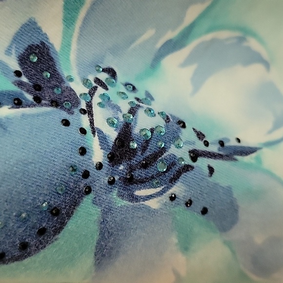 ALFRED DUNNER BEAUTIFUL FLORAL TOP....LARGE - Picture 9 of 13